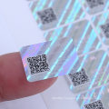 Custom Text Tamper Evident Hologram Label Laser Printable Permanent Sticker Self Adhesive Hologram Label